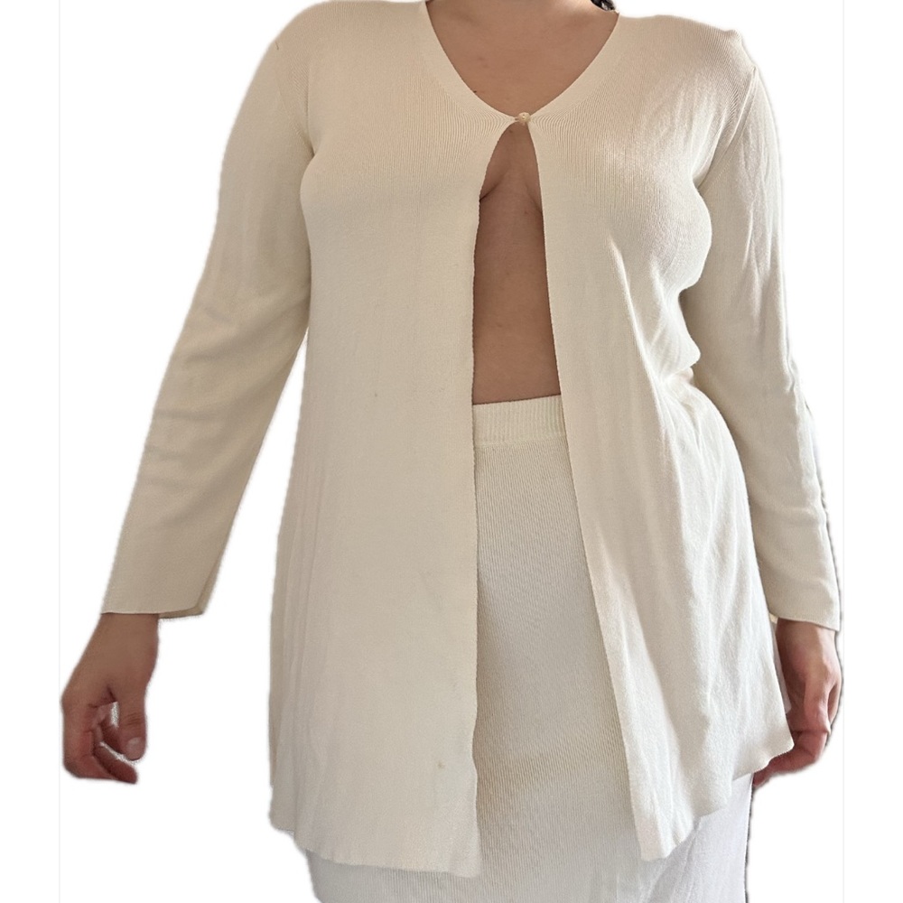 FABIANA FILIPINI CREAM/BANANA YELLOW  TWO PIECE SET DEJERF AVENUE VIBE